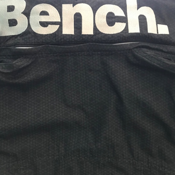 Bench jacket womens XS black with pattern stow away hood equestrian riding - Picture 2 of 11